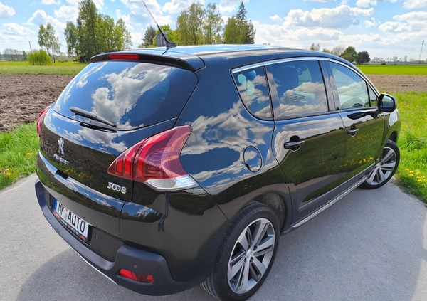 Peugeot 3008 cena 35900 przebieg: 214139, rok produkcji 2014 z Świebodzice małe 232